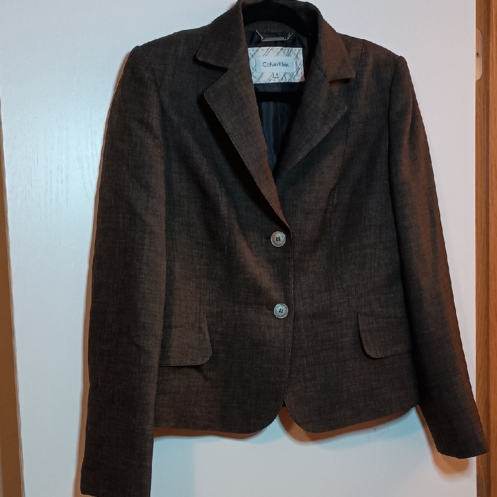Calvin Klein Women's Dark Brown Blazer